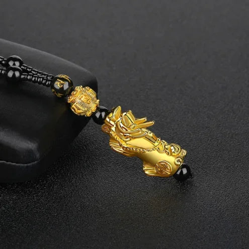 Pixiu Obsidian Pendant