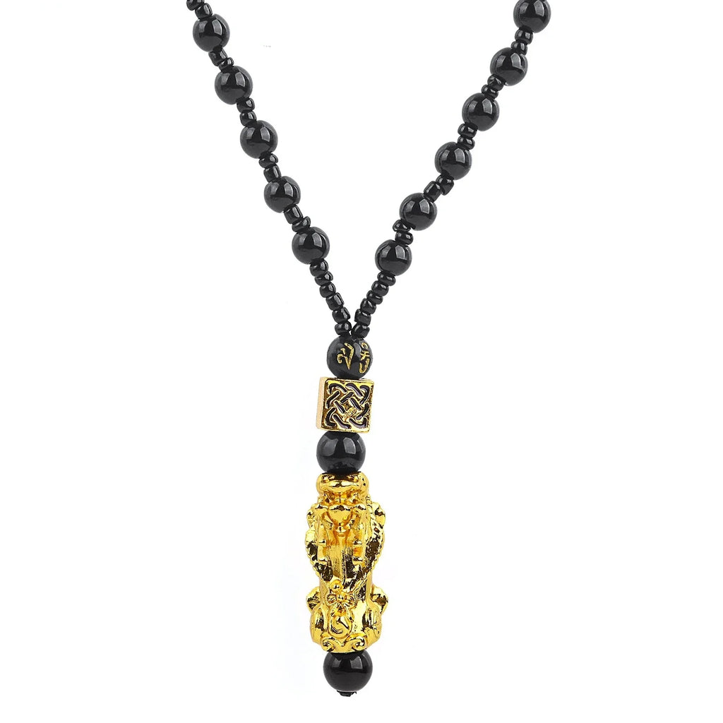 Pixiu Obsidian Pendant