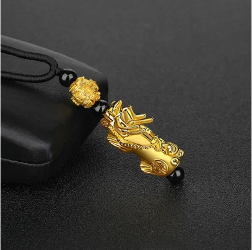 Pixiu Obsidian Pendant