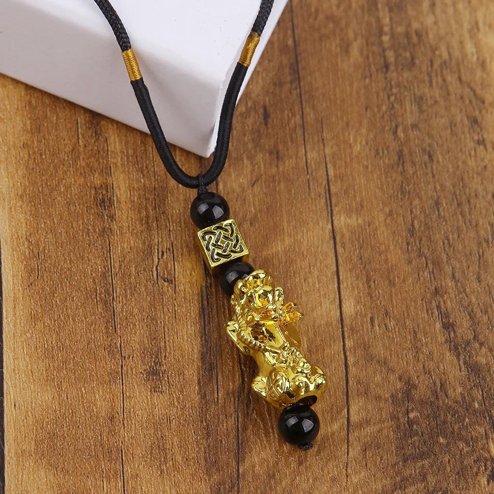 Pixiu Obsidian Pendant