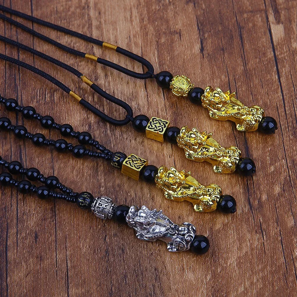 Pixiu Obsidian Pendant
