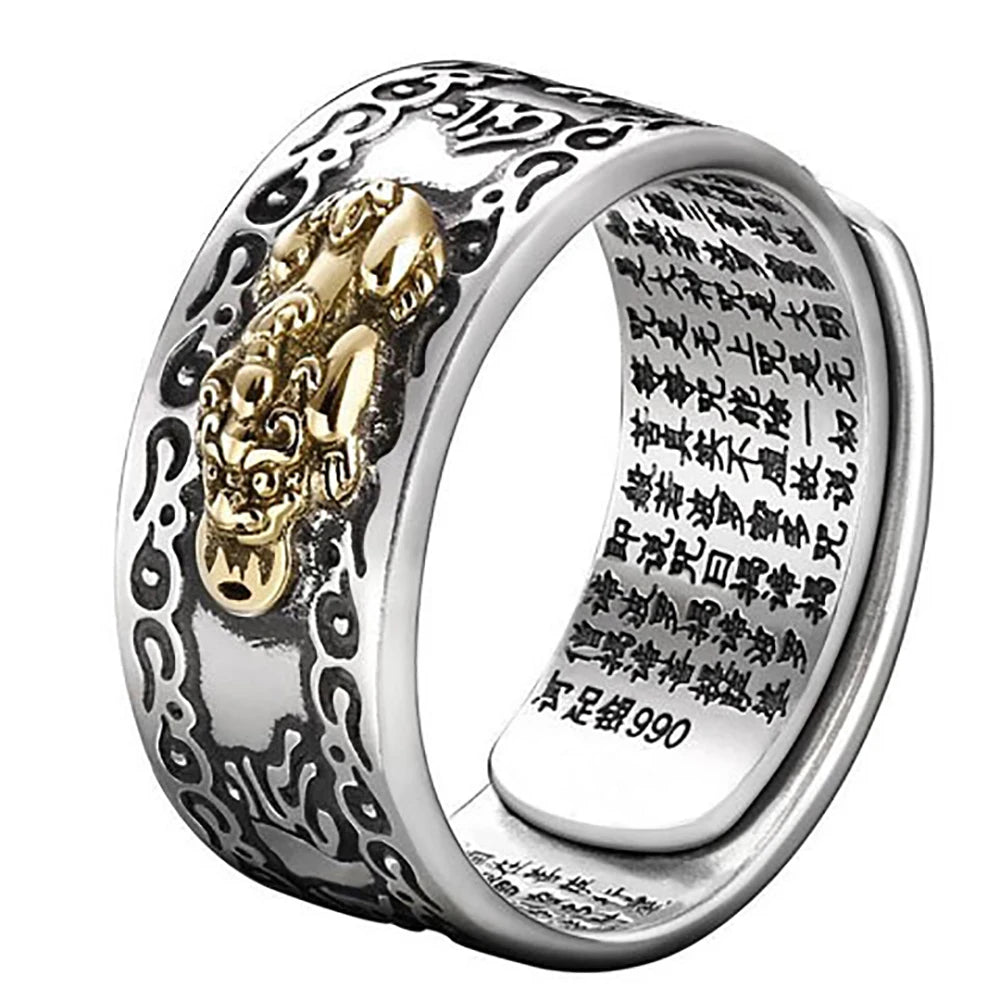 Pixiu Mantra Ring