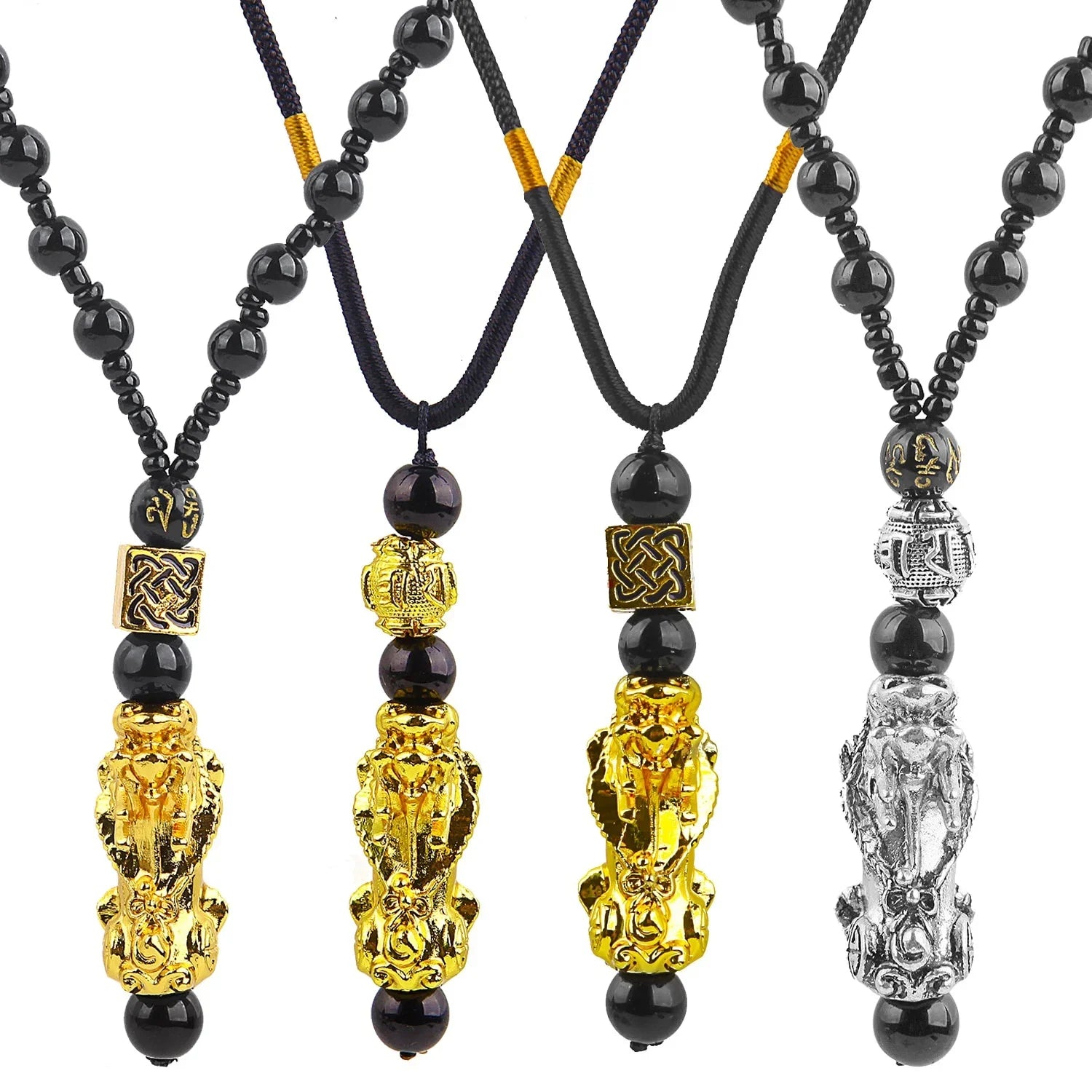Pixiu Obsidian Pendant