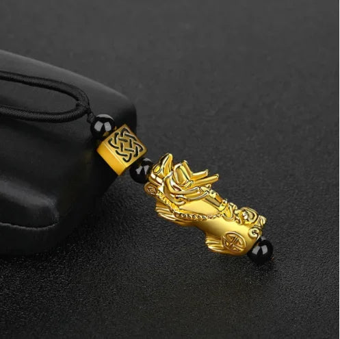 Pixiu Obsidian Pendant