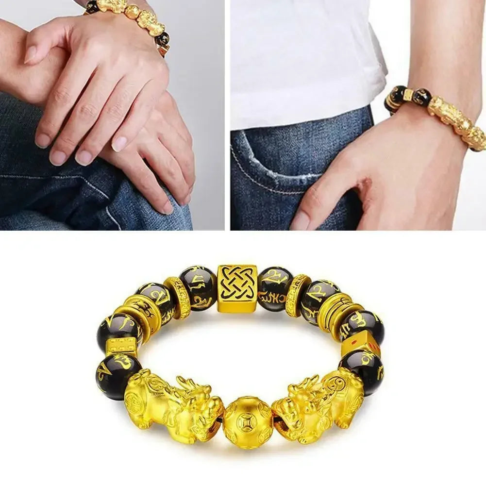 Pixiu Obsidian Protection Bracelet