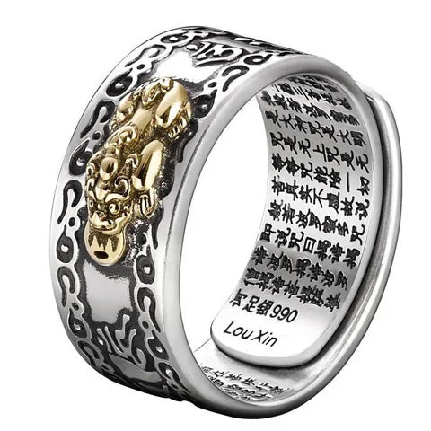 Pixiu Mantra Ring