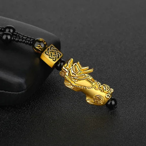 Pixiu Obsidian Pendant