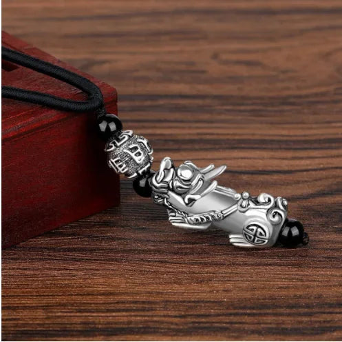 Pixiu Obsidian Pendant